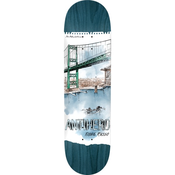 Anti Hero Skateboards Robbie Russo Cityscapes Skateboard Deck - 8.5" x 31.85"