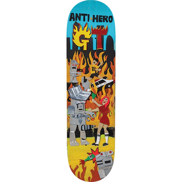 Anti Hero Skateboards Grant Taylor Kanji Goto Skateboard Deck - 8.25" Anti Hero Skateboards Grant Taylor Kanji Goto Skateboard Deck - 8.25"