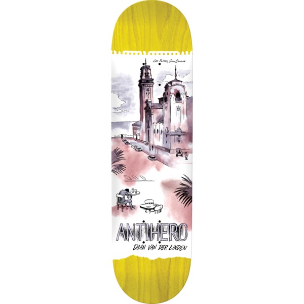 Anti Hero Skateboards Daan Van Der Linden Cityscapes Skateboard Deck - 8.06" x 31.8"