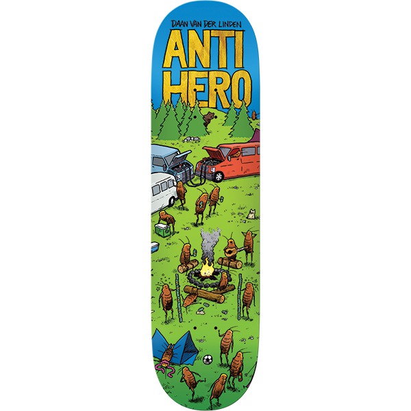 Anti Hero Skateboards Daan Van Der Linden Roached Out 2 Green Skateboard Deck DBX - 8.28" Anti Hero Skateboards Daan Van Der Linden Roached Out 2 Green Skateboard Deck DBX - 8.28"