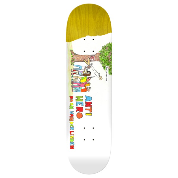 Anti Hero Skateboards Daan Van Der Linden Porous Walker RD3 White Skateboard Deck - 8.25" Anti Hero Skateboards Daan Van Der Linden Porous Walker RD3 White Skateboard Deck - 8.25"