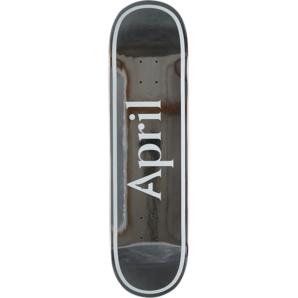 April Skateboards OG Logo Foil Skateboard Deck - 8.25" April Skateboards OG Logo Foil Skateboard Deck - 8.25"
