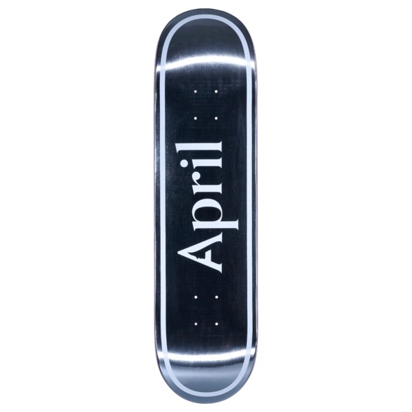 April Skateboards OG Logo Foil Skateboard Deck - 8.38" April Skateboards OG Logo Foil Skateboard Deck - 8.38"