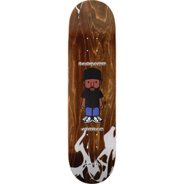 April Skateboards Dashawn Character Skateboard Deck - 8.38" x 32.12"