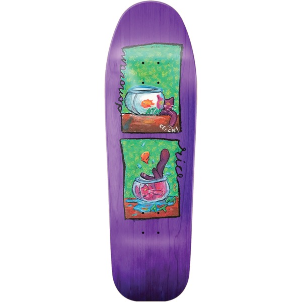 ATM Skateboards Donovan Rice Fishbowl Old School Skateboard Deck - 10" x 31.2"