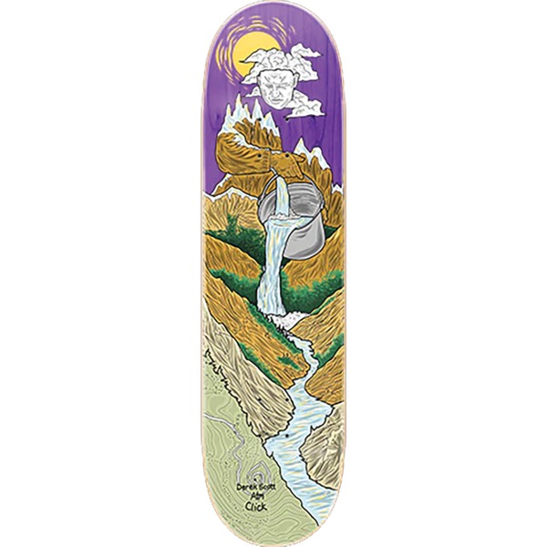 ATM Skateboards Derek Scott Mountain Man Skateboard Deck - 8.5" x 32.25"