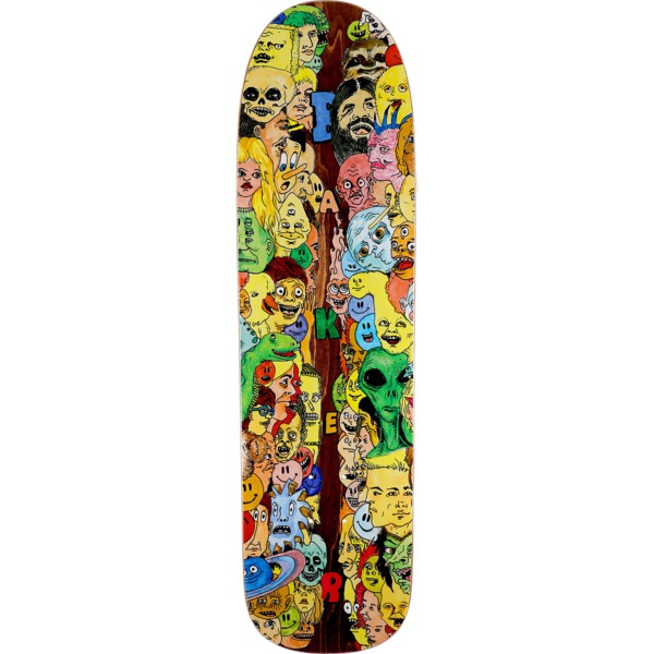 Baker Skateboards Zach Allen Big Bodies Shaped Skateboard Deck - 8.75" x 32"