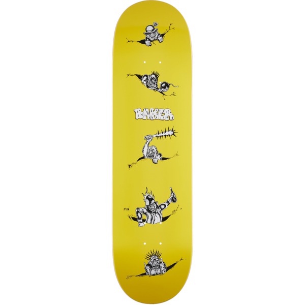 Baker Skateboards Zach Allen Whiplash Skateboard Deck - 8.38" x 32"