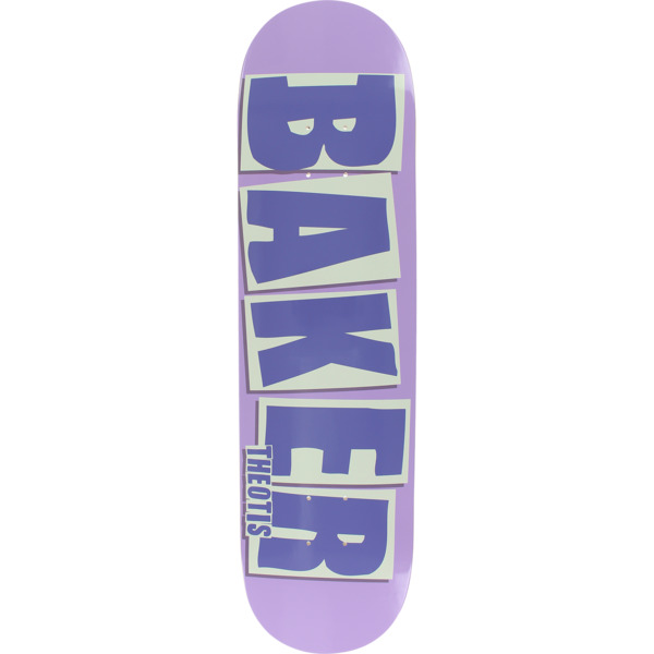 Baker Skateboards Theotis Beasley Brand Name Purple Skateboard Deck 8 x 31.5 Warehouse
