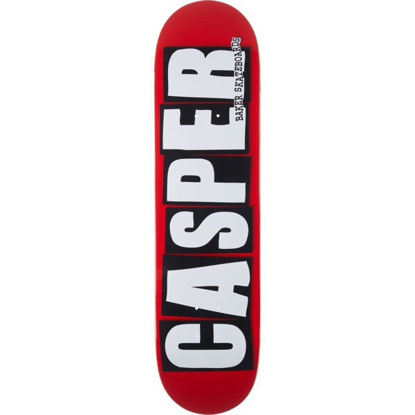 Baker Skateboards Casper Brooker Logo Skateboard Deck - 8" x 31.5"
