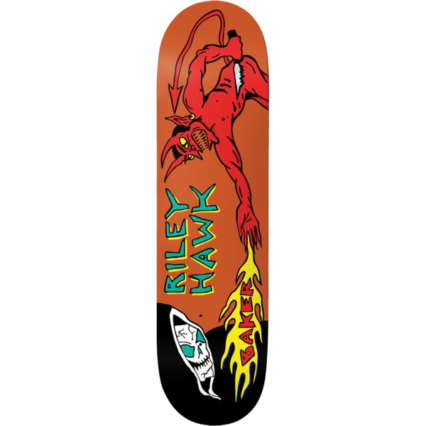 Baker Skateboards Riley Hawk Evil V Evil Skateboard Deck - 8.5"