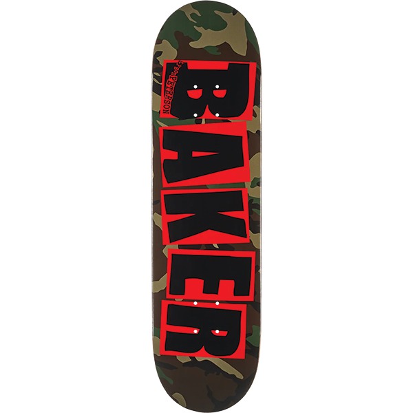 Baker Skateboards Tyson Peterson Brand Logo Camo Skateboard Deck - 8.25" Baker Skateboards Tyson Peterson Brand Logo Camo Skateboard Deck - 8.25"