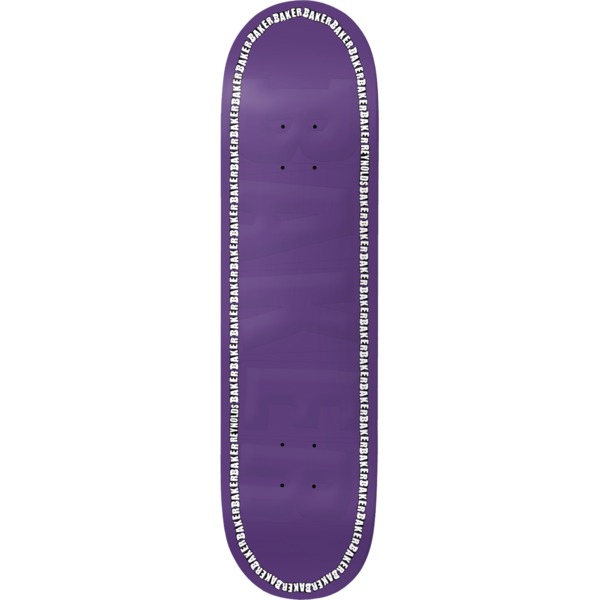 Baker Skateboards Andrew Reynolds Edge Purple Skateboard Deck - 8.475" x 31.8"