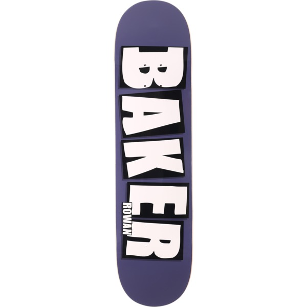 Baker Skateboards Rowan Zorilla Brand Name Purple Skateboard Deck B2 - 8" x 32"