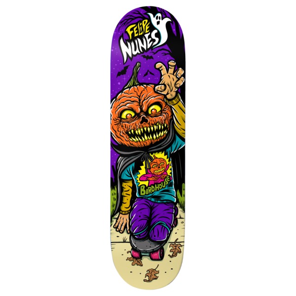 Birdhouse Skateboards Felipe Nunes Hallows Eve Skateboard Deck - 8" Birdhouse Skateboards Felipe Nunes Hallows Eve Skateboard Deck - 8"