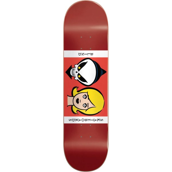 Blind Skateboards Reaper Doll Red Skateboard Deck Resin Hybrid Maple (RHM) - 8" x 31.6"