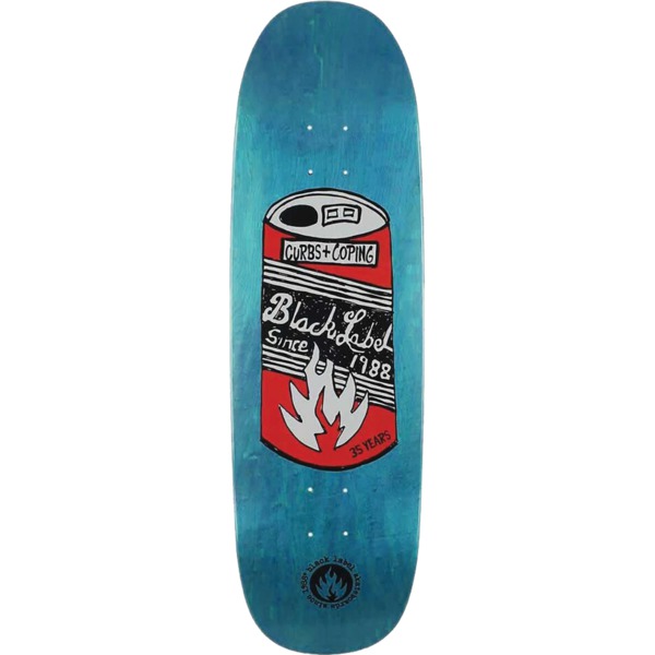 Black Label Skateboards 35 Years Can Black Widow Skateboard Deck - 9.25" x 32.25"
