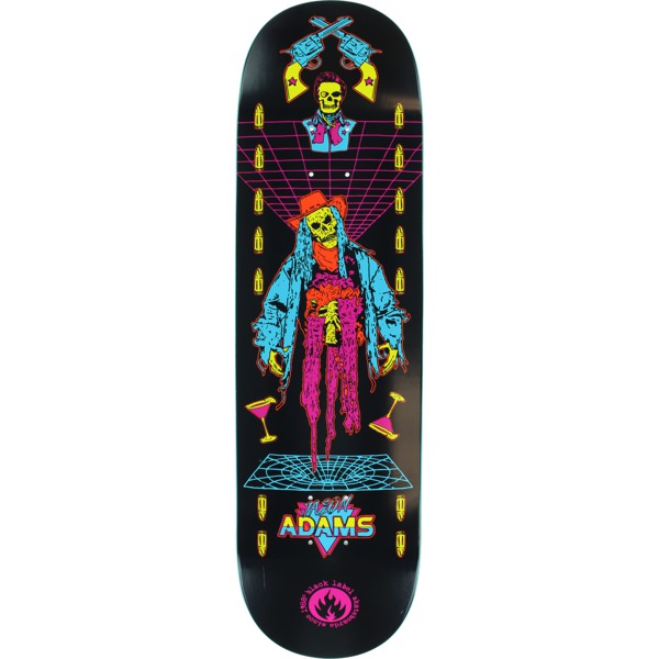 Black Label Skateboards Jason Adams Black Funeral Skateboard Deck - 8.68" x 32.4"