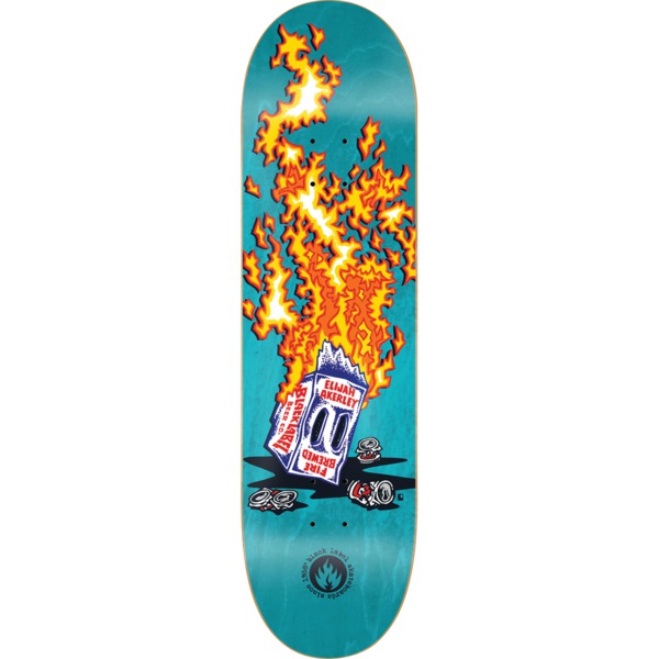 Black Label Skateboards Elijah Akerley Fire Brewed Assorted Stains Skateboard Deck - 8.5" x 32.38"