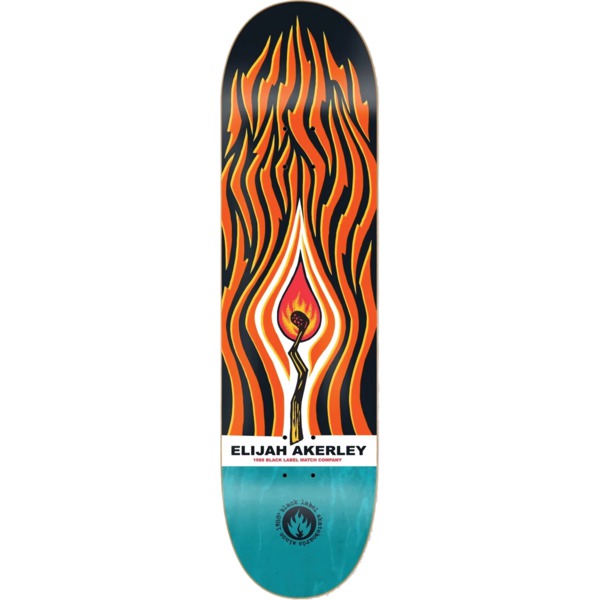 Black Label Skateboards Elijah Akerley Match Co. Assorted Stains Skateboard Deck - 8.75" x 32.25"