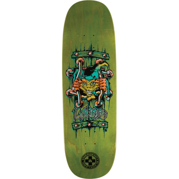 Black Label Skateboards John Lucero X2 Tugboat Assorted Stains Skateboard Deck - 9.5" x 32.12"