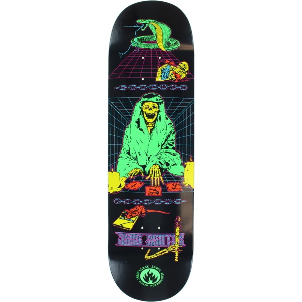Black Label Skateboards Jake Reuter Black Funeral Skateboard Deck - 8.75" x 32.625"