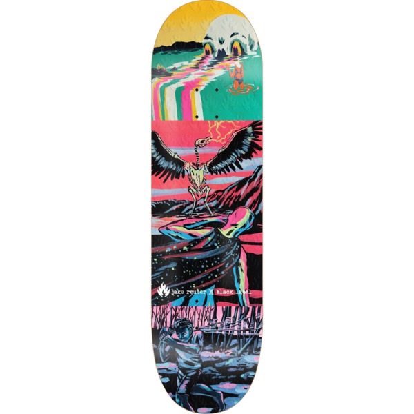Black Label Skateboards Jake Reuter Violet Actions Skateboard Deck - 8.75" x 32.25"