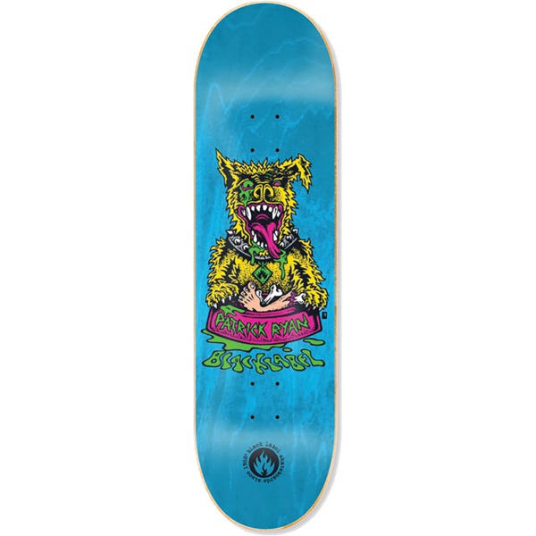 Black Label Skateboards Patrick Ryan Sick Dog Assorted / Yellow / Green Skateboard Deck - 8.25" x 31.875"
