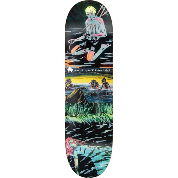Black Label Skateboards Patrick Ryan Violet Actions Skateboard Deck - 8.25" x 32.12"