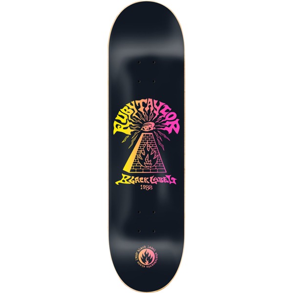 Black Label Skateboards Auby Taylor 13th Floor Black Skateboard