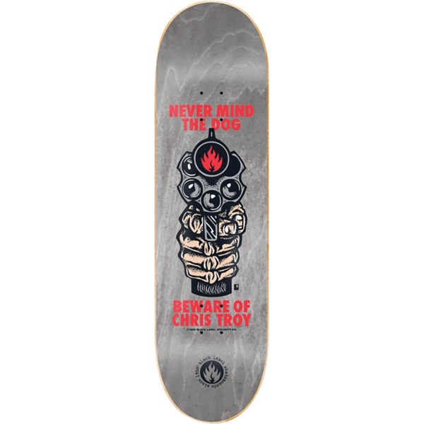 Black Label Skateboards Chris Troy Beware Assorted Veneers Skateboard Deck - 8.5" x 32.38"