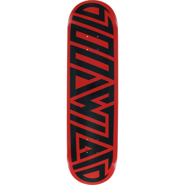 Blood Wizard Skateboards Future Wasteland Red / Black Skateboard Deck - 8" x 31.375"