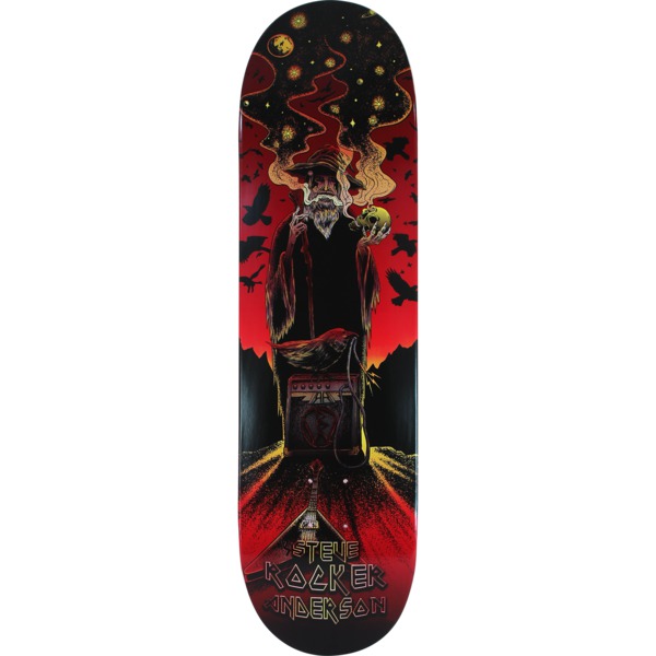 Blood Wizard Skateboards Rocker Steve Anderson Memorial Skateboard Deck - 8.5" x 31.875"