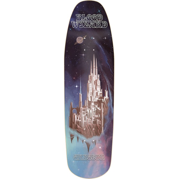 Blood Wizard Skateboards Chris Gregson Fortress Skateboard Deck - 8.88" x 32"