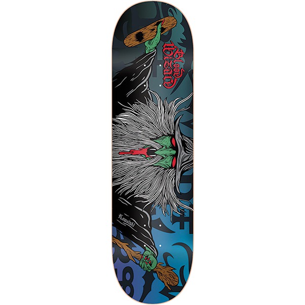 Blood Wizard Skateboards Kevin Kowalski Flying Wizard Skateboard Deck - 8.5"