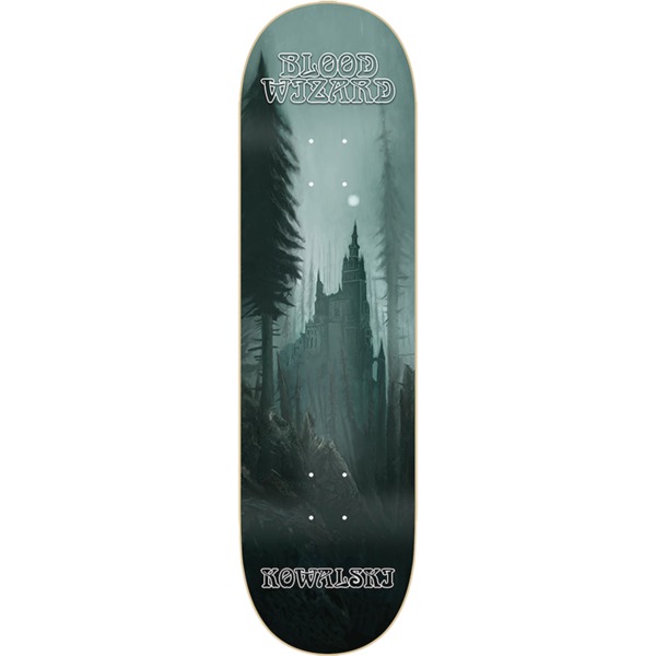 Blood Wizard Skateboards Kevin Kowalski Fortress Skateboard Deck - 8.5" x 31.87"