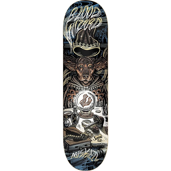 Blood Wizard Skateboards Nolan Miskell Conjuring Dogs Skateboard Deck - 8.25" x 31.875"