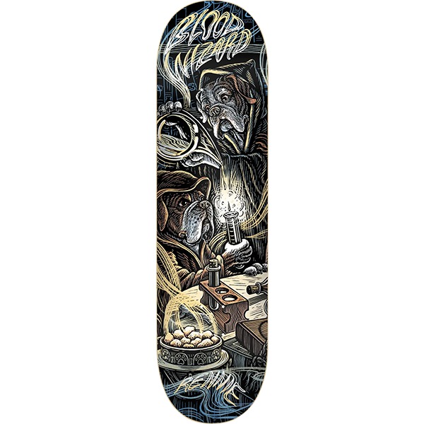 Blood Wizard Skateboards Tristan Rennie Conjuring Dogs Skateboard Deck - 8.37" x 32"