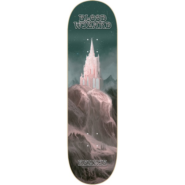 Blood Wizard Skateboards Tristan Rennie Fortress Skateboard Deck - 8.37" x 31.75"