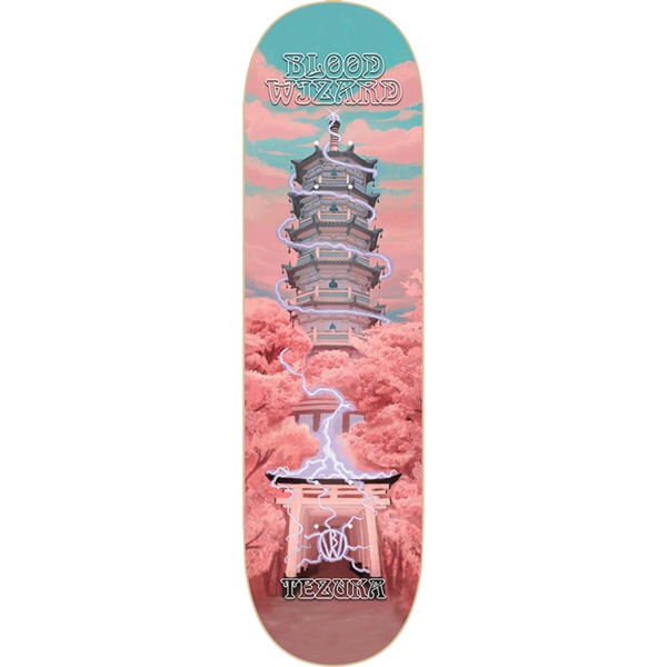 Blood Wizard Skateboards Mami Tezuka Fortress Skateboard Deck - 8" x 31.375"