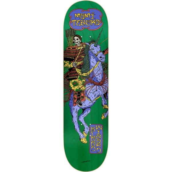 Blood Wizard Skateboards Mami Tezuka Unicorn Rider Skateboard Deck - 8" x 31.375"