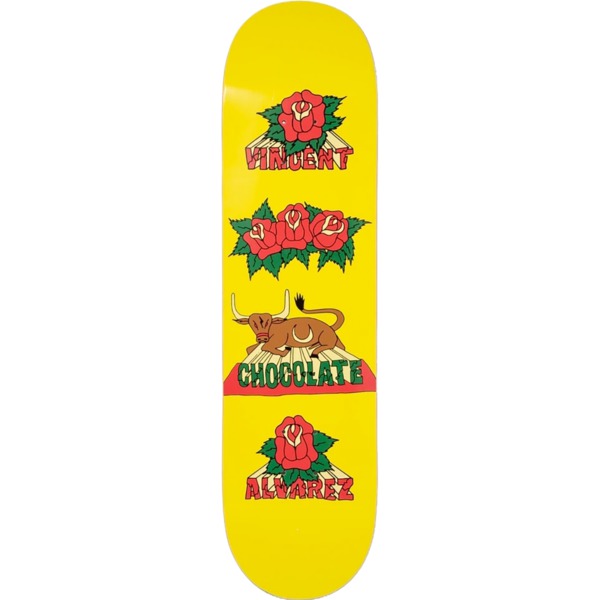 Chocolate Skateboards Vincent Alvarez Toro Skateboard Deck - 8.25" x 31.875"
