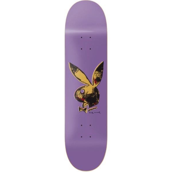 Color Bars Skateboards Bars Warhol Lavender Skateboard Deck - 8.25" x 32.1"