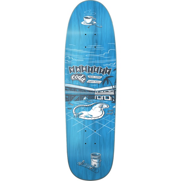 Coda Skateboards Variety Pool Party Assorted Colors Skateboard Deck - 9.1" x 31.5"