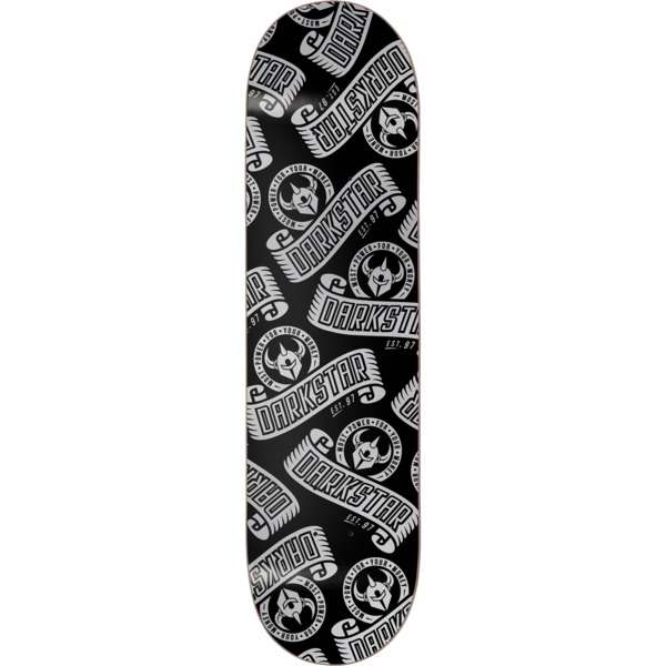 Darkstar Skateboards Arc Silver Skateboard Deck RHM - 8.25" x 31.5"