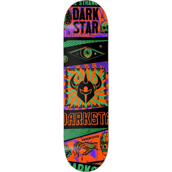 Darkstar Skateboards Collapse Orange Skateboard Deck Hybrid - 8.25" x 32"