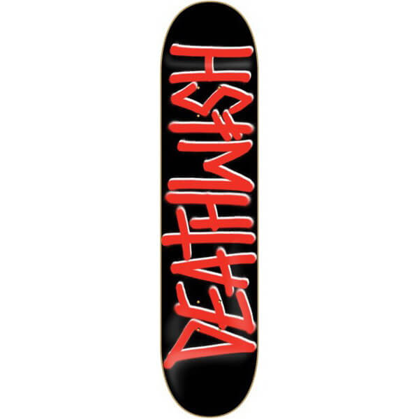 Deathwish Skateboards Deathspray Black / Red Skateboard Deck - 8" x 31.5"