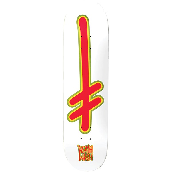 Deathwish Skateboards Gang Logo Attitude Skateboard Deck - 8.25" x 31.5"