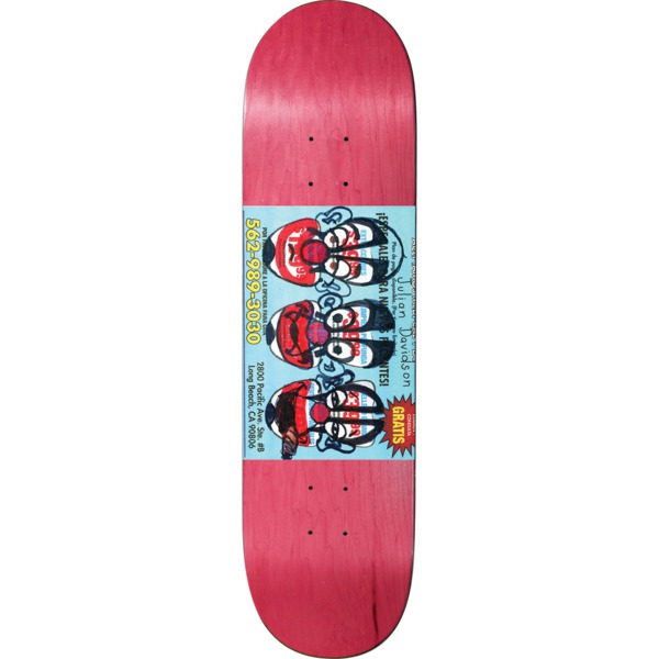 Deathwish Skateboards Julian Davidson Chatman Assorted Stains Skateboard Deck - 8.125" x 31.5"