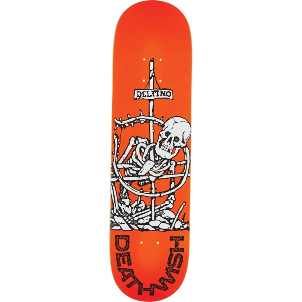 Deathwish Skateboards Pedro Delfino Cross Skateboard Deck - 8.25" Deathwish Skateboards Pedro Delfino Cross Skateboard Deck - 8.25"
